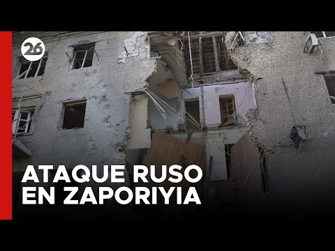 Desgarrador ataque ruso en Zaporiyia deja al menos 6 heridos