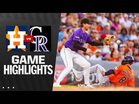 Astros vs. Rockies Game Highlights (7/2/25) | MLB Highlights