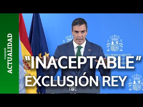 Sánchez califica de inaceptable la exclusión de México al rey de la toma de posesión