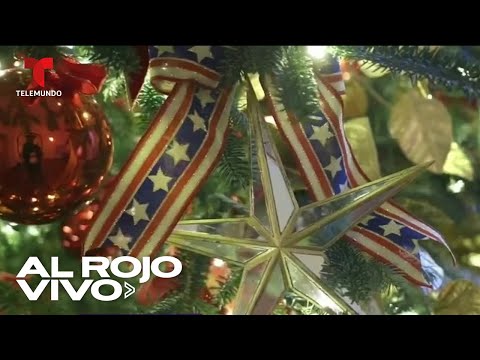 Melania Trump estaría planeando la decoración navideña de la Casa Blanca | Al Rojo Vivo | Telemundo