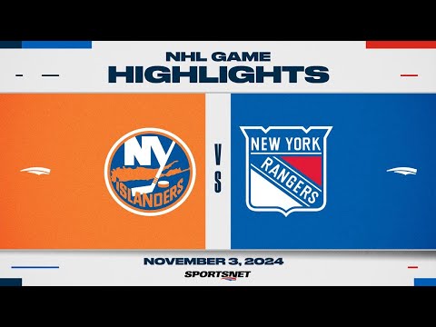 NHL Highlights | Islanders vs. Rangers - November 3, 2024