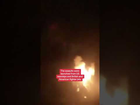 US naval vessel fires at Houthi targets