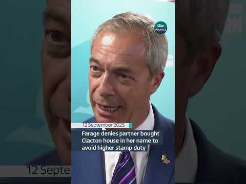 Nigel Farage insists partner bought the house he uses in Clacton with her own money | ITV News