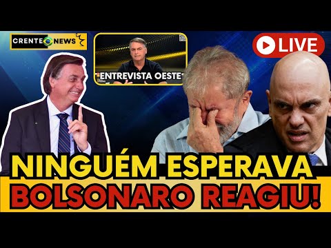 ⛔️ URGENTE: BOLSONARO FOI PRA CIMA DE LULA E MORAES EM ENTREVISTA AO VIVO! #bolsonaro #politica