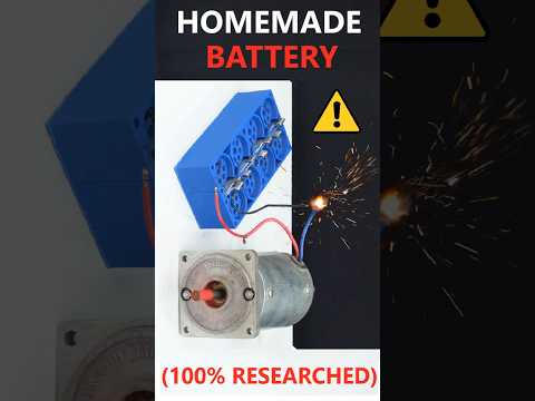 10.5 Volts Homemade Aluminum Air Battery DIY #battery