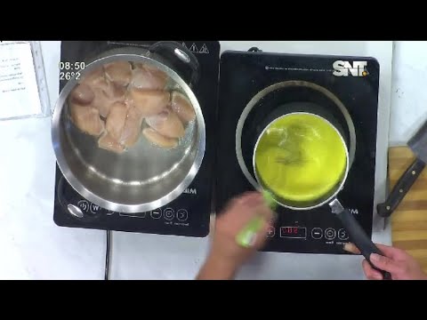Cocina LMCD: Pechuga Kzero en salsa azafrán con vegetales asados