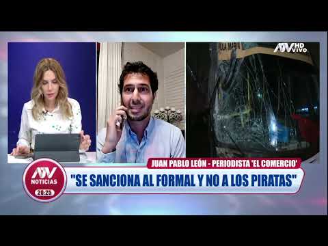 Juan Pablo León: El 90 % de la fiscalización se concentra en sancionar al formal y no al pirata