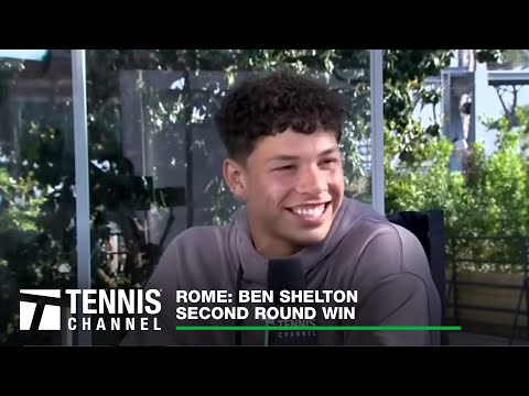 Ben Shelton Feeling More Comfortable on the Clay | 2024 Rome 2nd Round