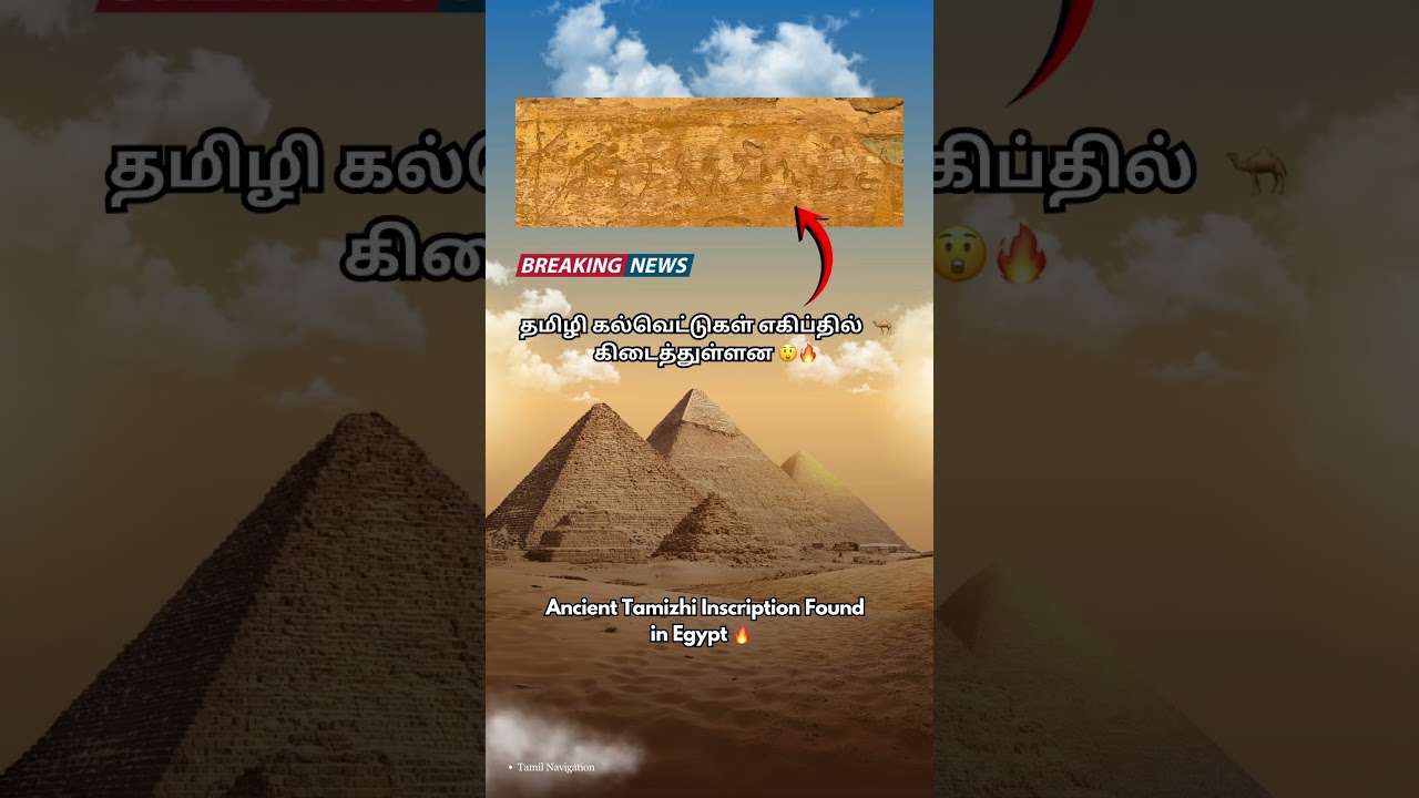 Tamil history found in Egypt