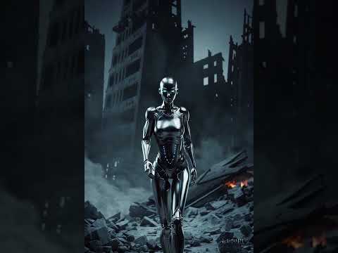 Futuristic Robot Emerges with AI