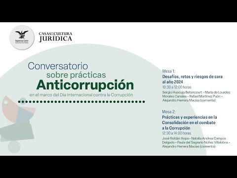 Conversatorio sobre prácticas anticorrupción