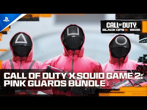 Call of Duty: Black Ops 6 & Warzone - Squid Game 2: Pink Guards Bundle | PS5 & PS4 Games