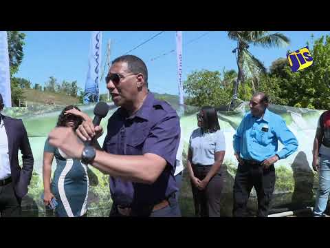 JISTV | PM Andrew Holness Turn on water supply in Lancewood, St. Elizabeth