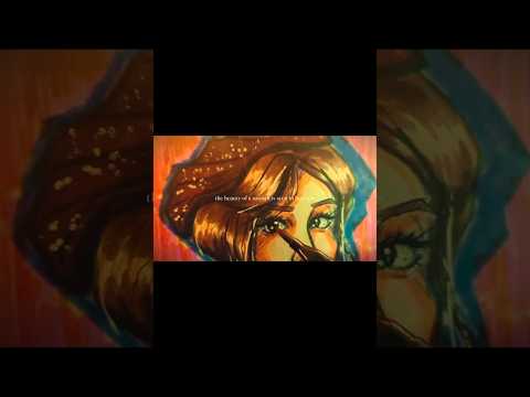 The beauty of art fusion💖 #artist#cinematic#love#shortsart#poetry#portrait#women