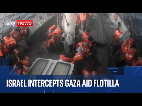 Live: Watch scene on board Gaza aid flotilla ships as activists say Israel intercepts ships