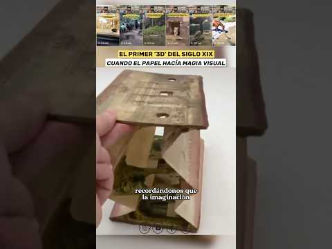 Así Se veía un “3D” hace Más de 150 años 😮 ¡Mira cómo lo hacían!