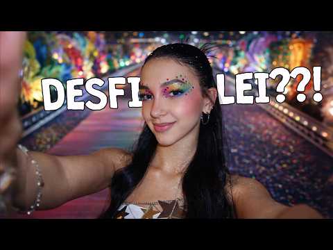 DESFILEI MEU LOOK E MAKE COLORIDA | Luluca