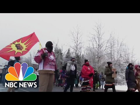 Indigenous Groups Call On Biden Admin To Stop Oil Pipeline Expansion In Minnesota | NBC News NOW