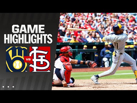 Brewers vs. Cardinals Game Highlights (4/20/24) | MLB Highlights