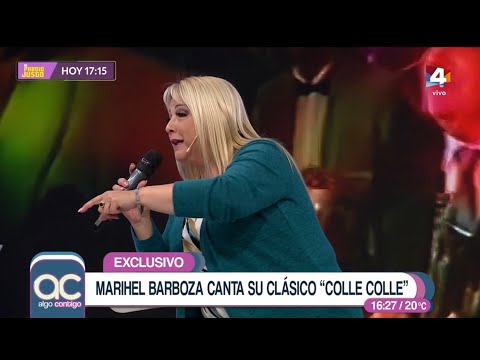 Algo Contigo - Marihel Barboza hizo bailar a todo el panel con su clásico Colle colle