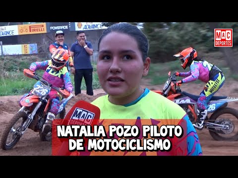 Natalia Pozo la única mujer que corre en la categoría 'MX Principiante' | Motociclismo Santa Cruz