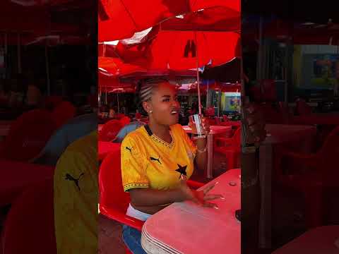 Trying Street food in cote d’ivorie