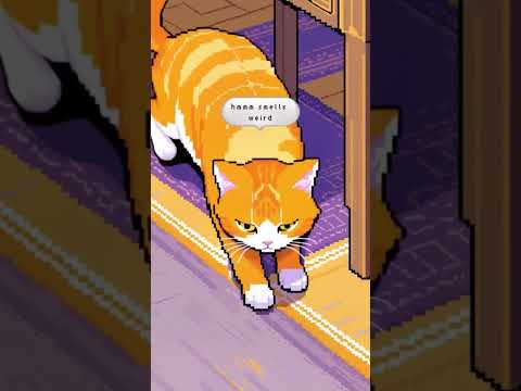 Sir… what is that smell?? 👀😼 #lofi #cozycat #catvibes #mage #magespace #pixelart #aivideo #anime