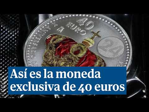 Así es la moneda de 40 euros por el X aniversario de la proclamación de Felipe VI como Rey de España