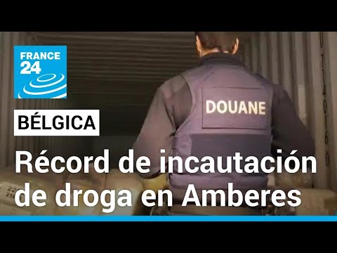 Bélgica: Amberes registra récord de incautación de cocaína con un total de 116 toneladas