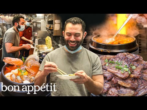 Andy Learns How to Cook Korean Food | Bon Appétit