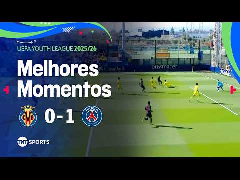 ZAGUEIRÃO DE BUMBUM NO CHÃO E GOLAÇO DO PSG NA YOUTH LEAGUE! VILLARREAL 0X1 PSG