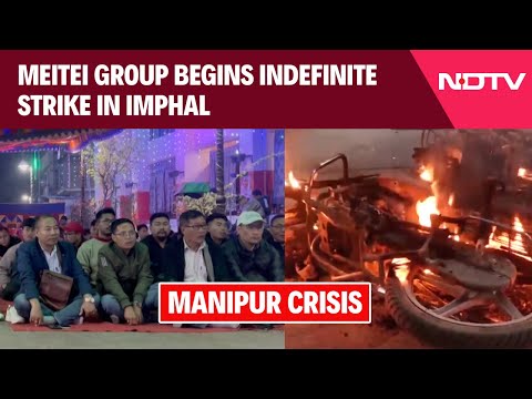 Manipur News | Meitei Group Begins Indefinite Strike, Demands Crackdown Against 'Narco-Terrorists'