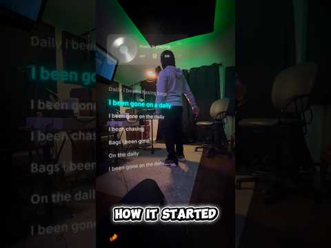 How it started vs How it’s going #foryou #rap #studio #unreleased #zg #unsignedartist