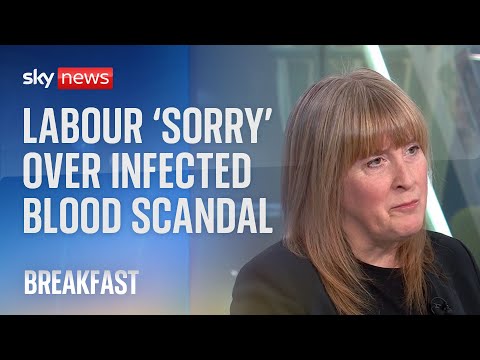 Infected blood scandal: Labour 'incredibly sorry' about what happened