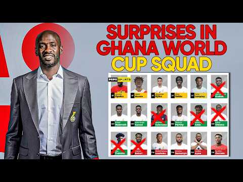 HUGE SURPRISES IN GHANA WORLD CUP SQUAD 🔥ENGLAND AFRAID OF BLACK STARS 🇧🇴 