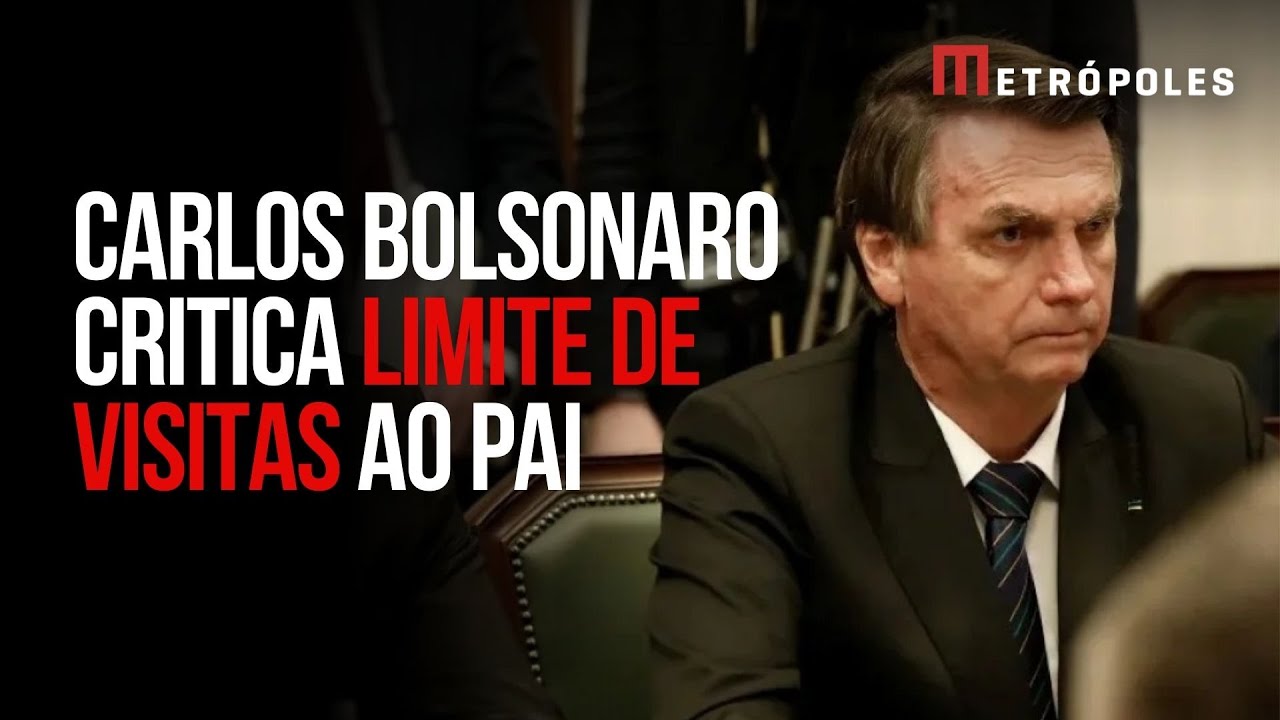 Carlos Bolsonaro reclama que visitas ao pai estão restritas a 2 dias