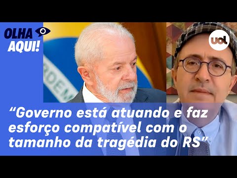 Reinaldo: Anúncio de R$ 51 bi mostra que esforço do governo Lula é compatível com a tragédia no RS