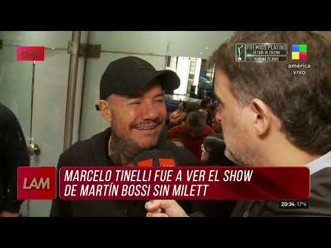 Marcelo Tinelli fue a ver a Martín Bossi sin Milett Figueroa ¿hay crisis?