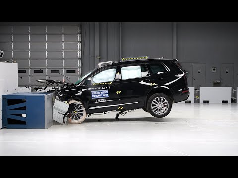 2023 Cadillac XT6 updated moderate overlap IIHS crash test