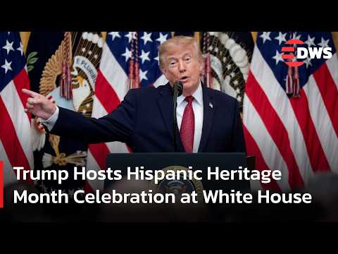 <strong>FULL</strong> EVENT: U.S. President Donald Hosts Hispanic <strong>Heritage</strong> Month Celebration at White House | AC15