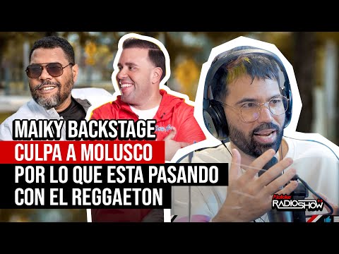 MAIKY BACKSTAGE CULPA A MOLUSCO POR LO QUE ESTA PASANDO CON EL REGGAETON POR ENTREVISTA A EL CHOMBO