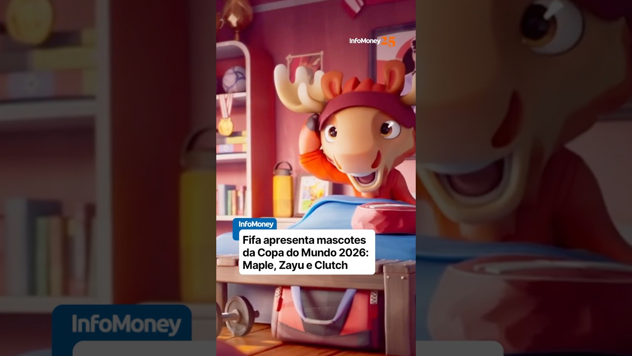 Fifa apresenta mascotes da Copa do Mundo 2026 Maple Zayu e Clutch
