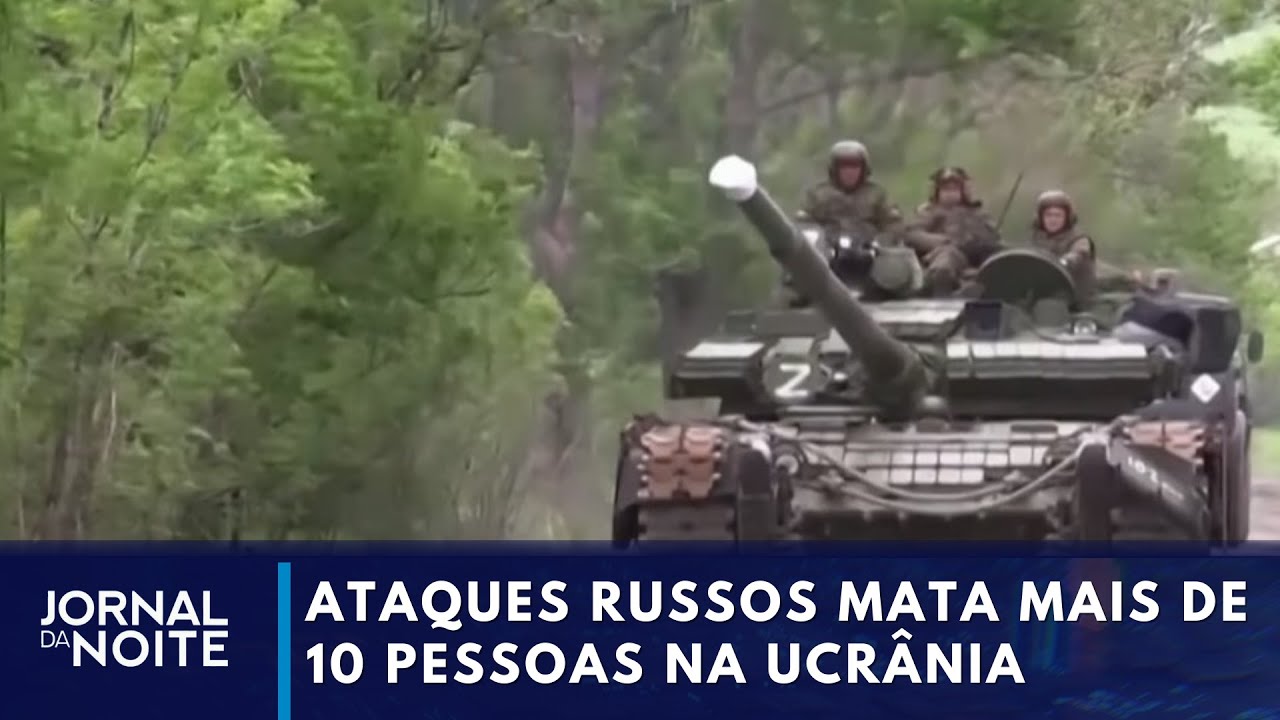 Ataques russos mata mais de 10 pessoas na Ucrânia