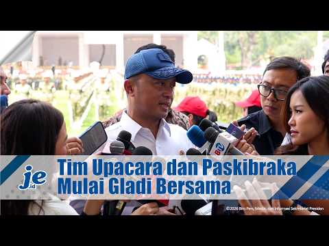 Jelang Detik-Detik Proklamasi, Tim Upacara dan Paskibraka Mulai Digembleng dalam Gladi Bersama