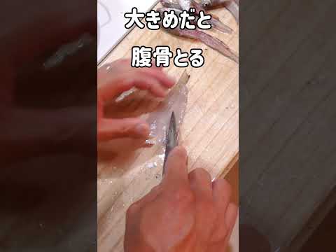 キスを捌いてキス天丼 #釣り  #投げ釣り   #キスの捌き方 #料理