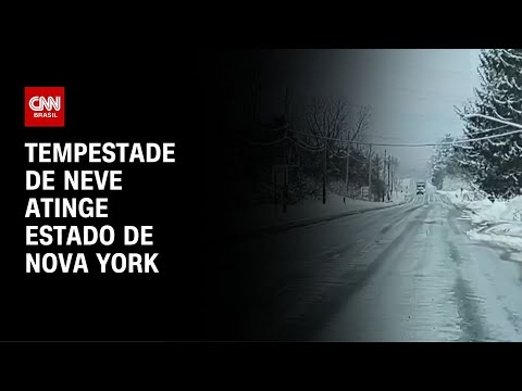 Tempestade de neve atinge estado de Nova York | CNN NOVO DIA