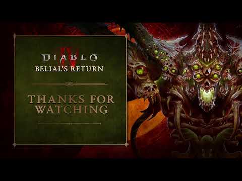 Diablo IV Developer Update | Season 8: Belial’s Return | April 2025