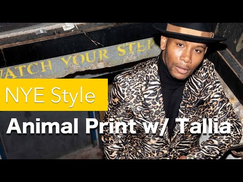 NYE Style: Men's Style Pro x Tallia - Animal Print Explained