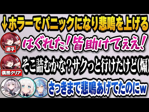 ホラーで悲鳴連発の中、宝鐘マリン船長の意外な行動に注目！【ホロライブ切り抜き】 サムネイル