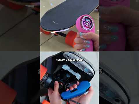 The Wave V2 electric skateboard combines portability, fast charging, removable 99Wh batteries #exway The Wave V2 electric skateboard combines portability, fast charging, removable 99Wh batteries #exway
